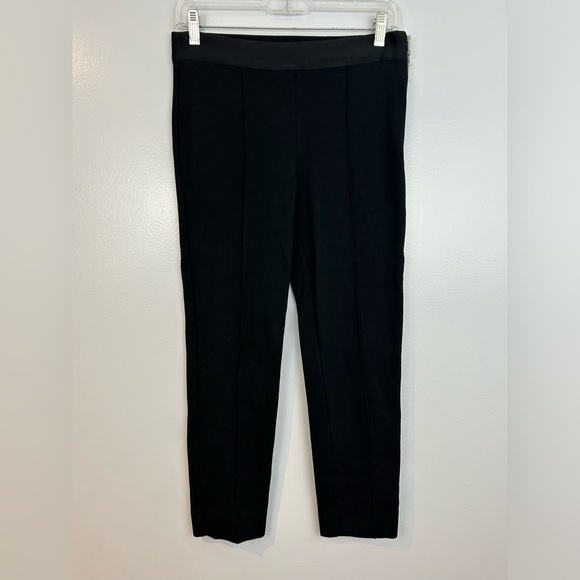 Everlane The Stretch Black Ponte Skinny Ankle Pants Size 6 - Picture 2 of 12